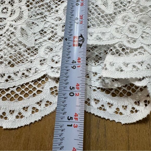 For Love and‎ Lemons Sonnet Lace Maxi Dress Medium White Halter - Picture 7 of 16